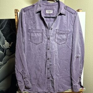 Express boyfriend style  Button Down in Lavender